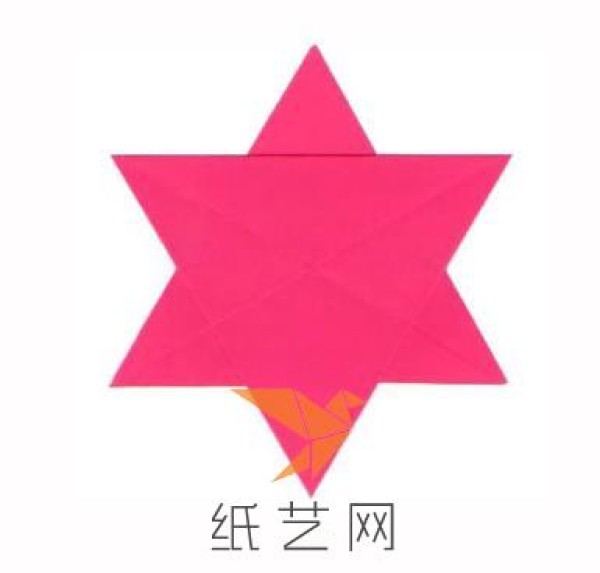 Tutorial on making handmade origami six-pointed stars for Childrens Day