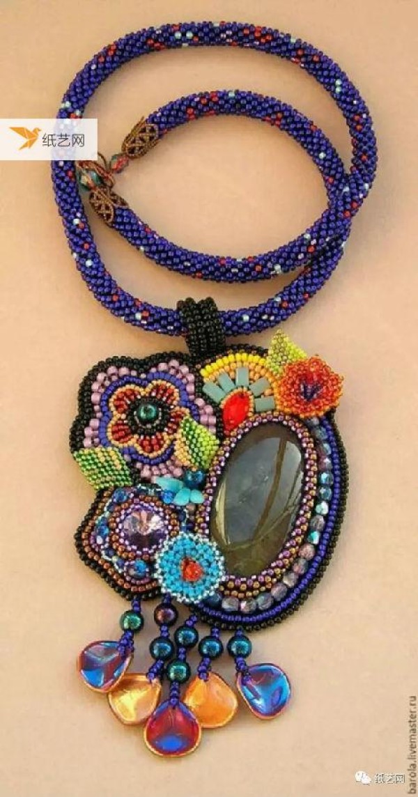 Flat beaded jewelry crafting tutorial! Stunning!