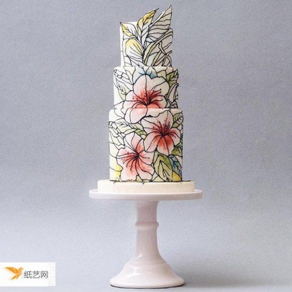 A delicious and beautiful cake that combines architecture and art