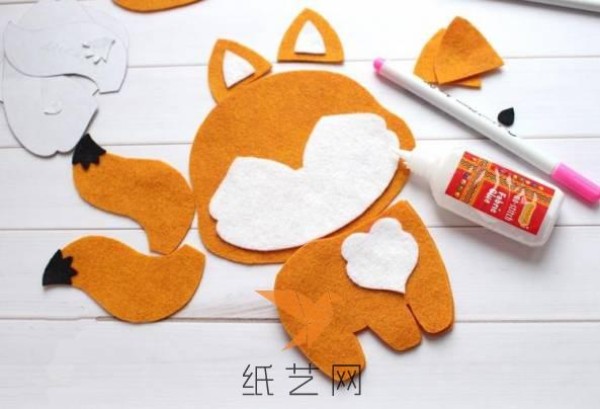 Cute Children’s Day Gift Non-woven Fox Doll Making Tutorial