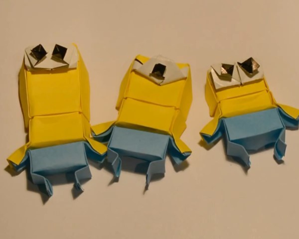 Origami Minion 3D Origami Making Tutorial