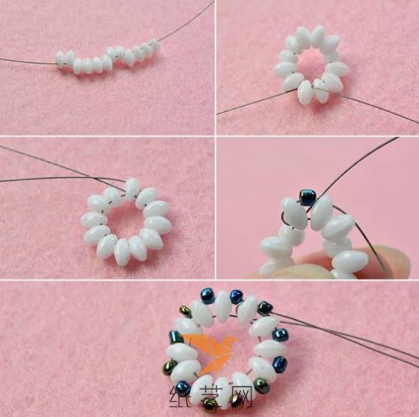 Beautiful beaded necklace making tutorial