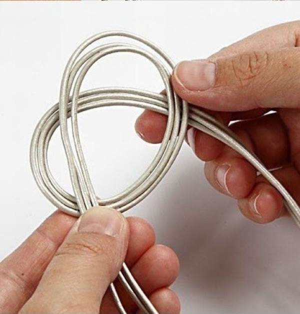 Bracelet weaving fashion multi-rope combination bracelet weaving tutorial picture illustration