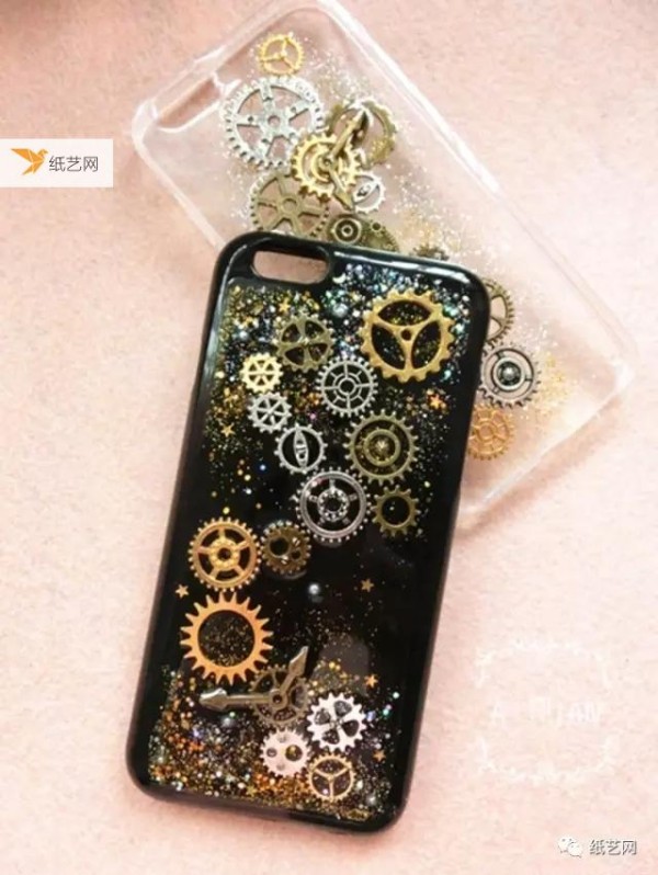 DIY mobile phone cases, non-woven, epoxy, cream glue, patch phone cases!