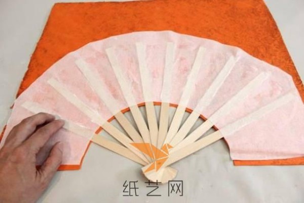 Very artistic folding fan handmade tutorial