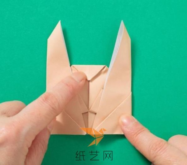 Cute origami bunny finger puppet making tutorial