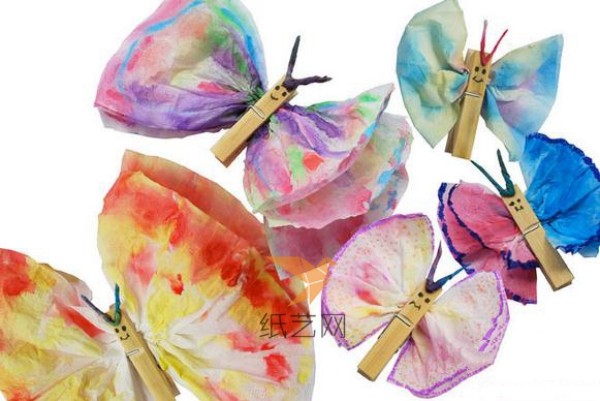 Three-minute tutorial on making small handmade butterflies for children