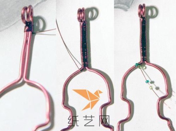 Tutorial on a fresh and fresh handmade DIY woven violin brooch for Spring Festival gift