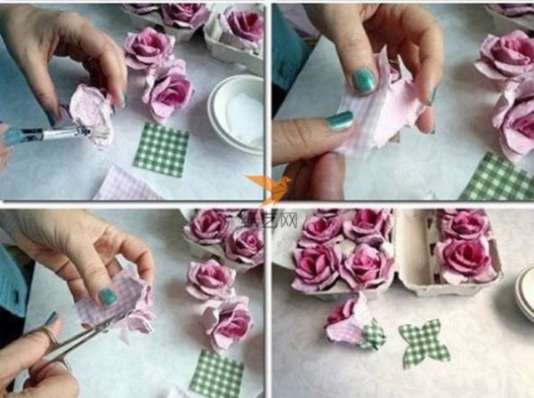 Turn waste into treasure: beautiful flowers made from old egg cartons