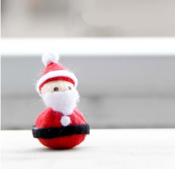 Super cute non-woven Santa Claus making tutorial