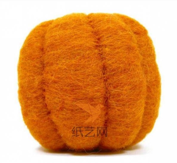 Wool Felt Pumpkin Halloween Pumpkin Making Tutorial