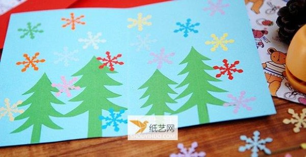 Experience the colorful and wonderful production tutorial of DIY Christmas cards