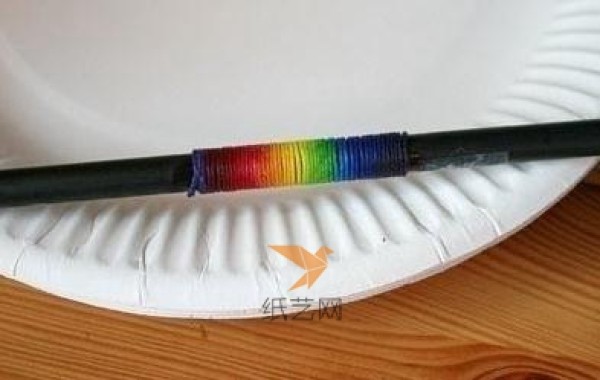 Tutorial on making homemade space-dyed rainbow cotton thread