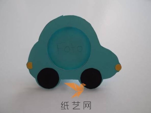 Tutorial on how to make a cute car photo frame for childrens handmade Mothers Day gift