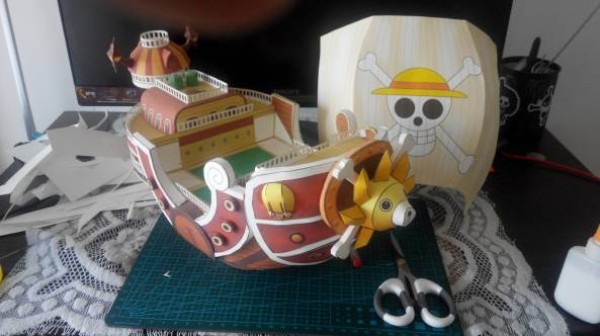 Guzi One Piece Qianyang Papercraft Tutorial