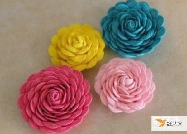 Use non-woven lace to make personalized and beautiful flower hairpin hair accessories