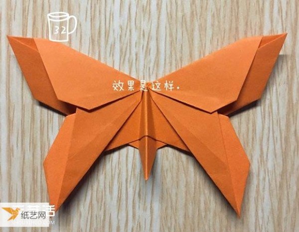 Step-by-step illustration of hand-folding paper butterflies