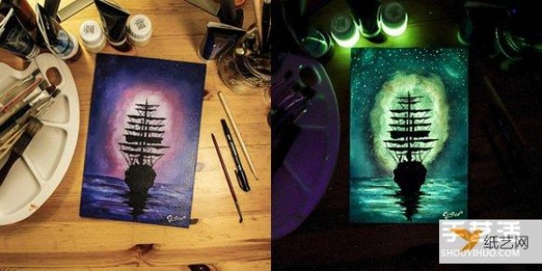 Art that lasts day and night! Creative paintings of luminous dreams painted by Crisco himself