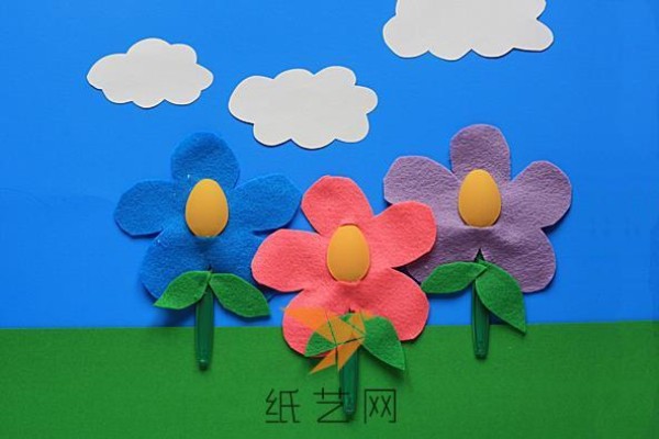 Creative handmade cute fabric flowers childrens handmade small production