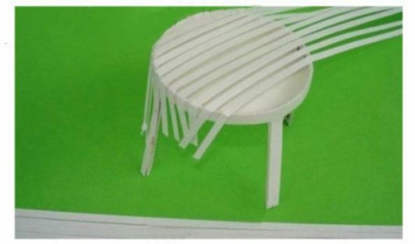 Tutorial on turning waste into treasure Tutorial on making an artistic small rattan chair made of disposable paper cups