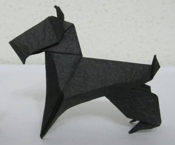 Origami Schnauzer tutorial