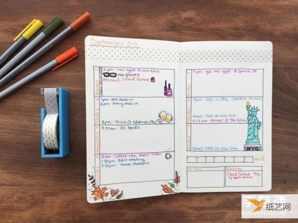 In the new year, make a perfect diary with your own personal ideal format.