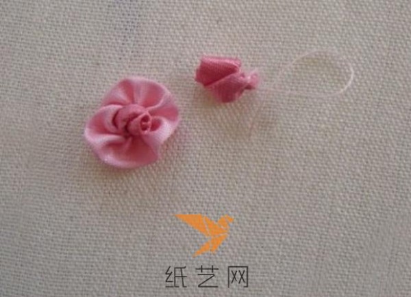 Ribbon embroidery plum blossom embroidery tutorial fabric art tutorial