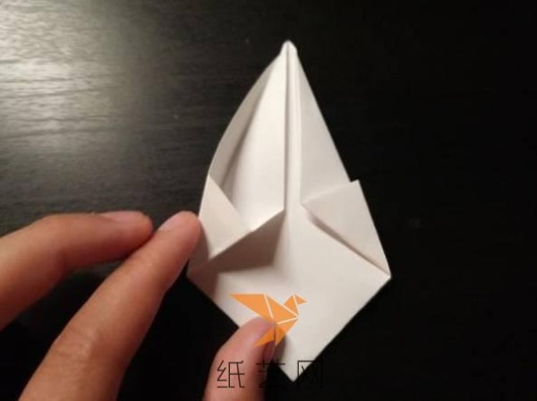 Very beautiful four-pointed star origami box making tutorial