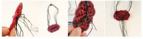 Chinese knot weaving is unique, exquisite, elegant and has a retro feel that makes people fall in love at first sight. Detailed illustrations of the flower-shaped Chinese knot weaving tutorial.