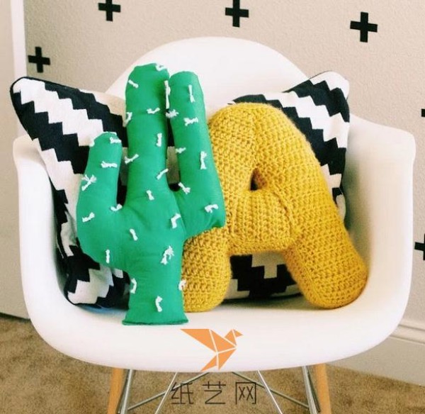 Cute and simple cactus pillow making tutorial