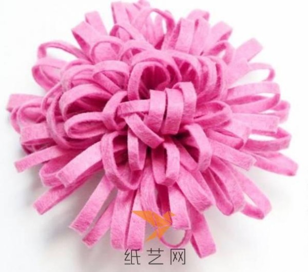 Simple and beautiful non-woven fabric flower making tutorial, suitable for various fabric decorations