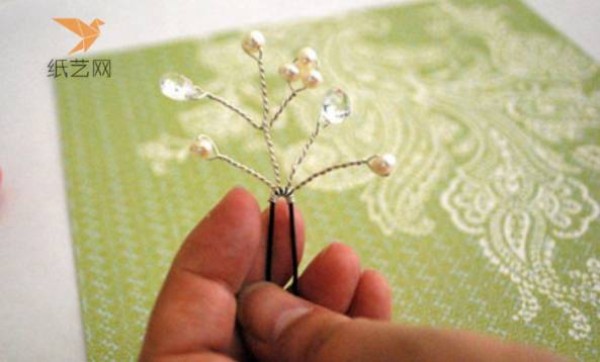 Beading Tutorial Pear Blossom Rain Beaded Hairpin Making Tutorial