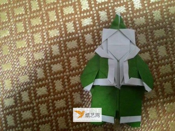 Fold Santa Claus step by step using origami