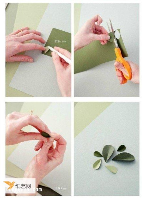 How to make personalized ring-shaped decorative potted plants using embroidery fabric and cardboard