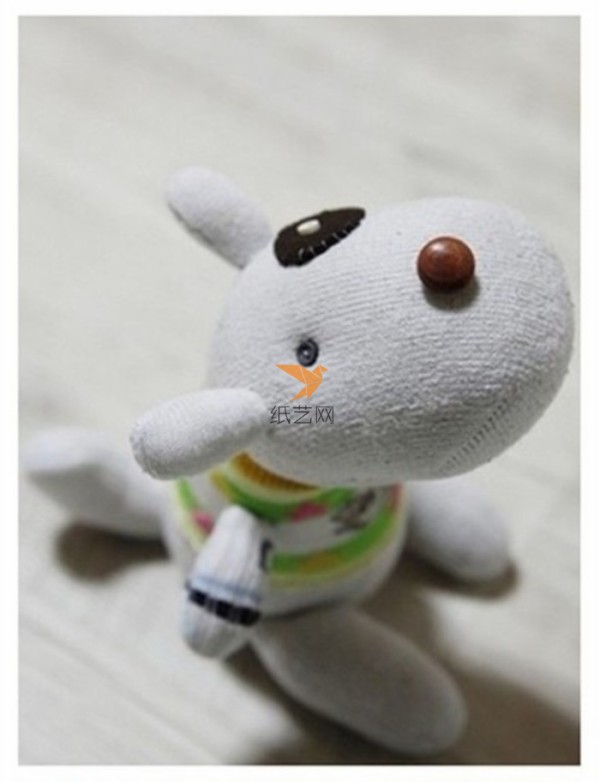 Tutorial on how to make a dog doll made from discarded socks