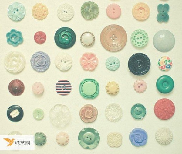 A collection of pictures of hand-made beautiful and creative buttons