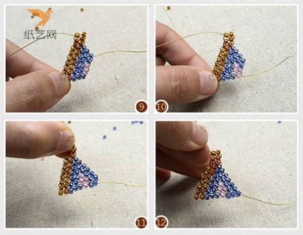 Tutorial on beading, Tutorial on how to make earrings with grass-growing warblers flying and flying paper kites.