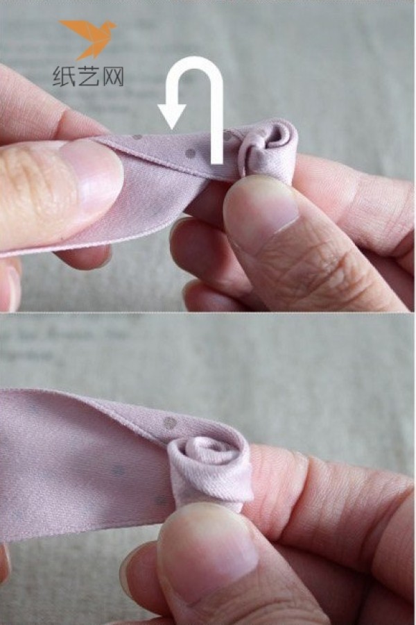 Fabric Tutorial Pretty Fabric Rose Decorative Hair Band DIY Making Tutorial