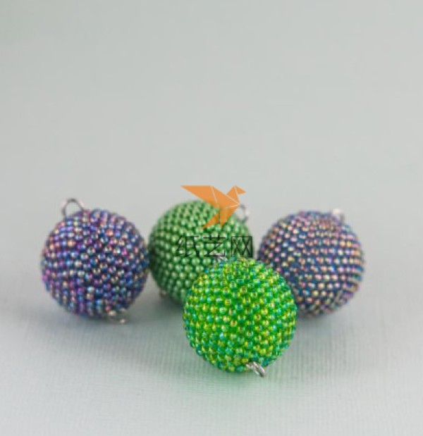 Beaded Ball Ornament Handmade Beading Tutorial