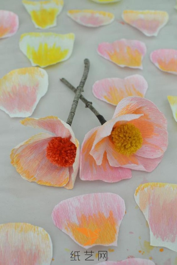 Beautiful handmade DIY paper flower making tutorial