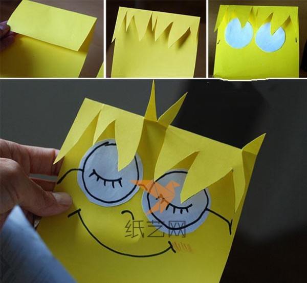 Small handmade tutorial for children who love to read paper-cut figures