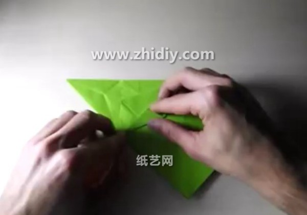 Origami video tutorial for handmade origami water scorpion