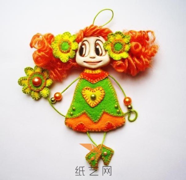 Super detailed tutorial on making a doll brooch birthday gift