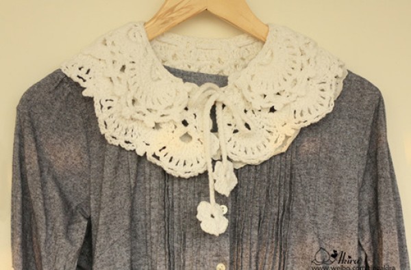 Sweet girl lace fake collar crochet tutorial fresh and pretty lace fake collar crochet crochet tutorial