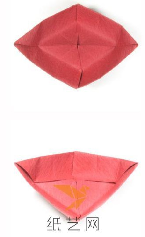 Valentines Day handmade three-dimensional origami heart origami boat making tutorial