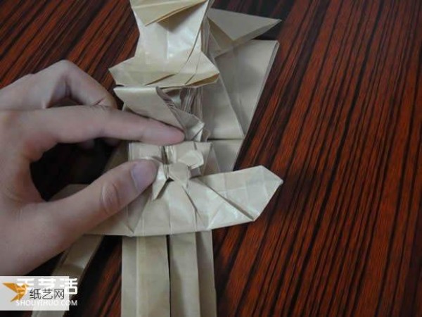 Origami tutorial for Shakugan anime character Shana