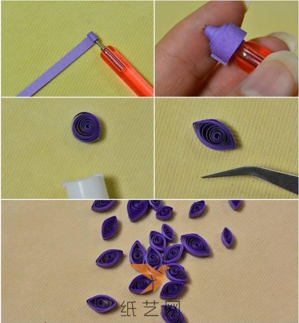 Tutorial on making exquisite quilled lavender Valentine’s Day cards