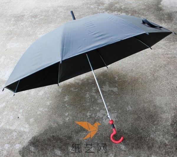 Tutorial on how to transform an old umbrella into a creative umbrella using ultra-light clay