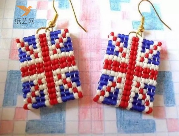 European and American style beaded earrings making tutorial beading tutorial