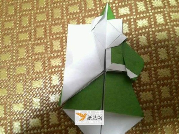 Fold Santa Claus step by step using origami